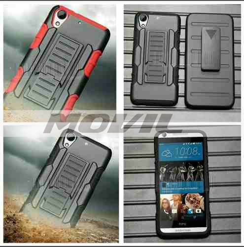 Funda Protector Uso Rudo Htc Desire 626 Con Clip